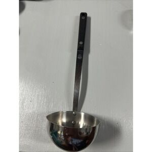 Vintage Flint Arrowhead Stainless Ladle, Made in USA, 2 rivet handle